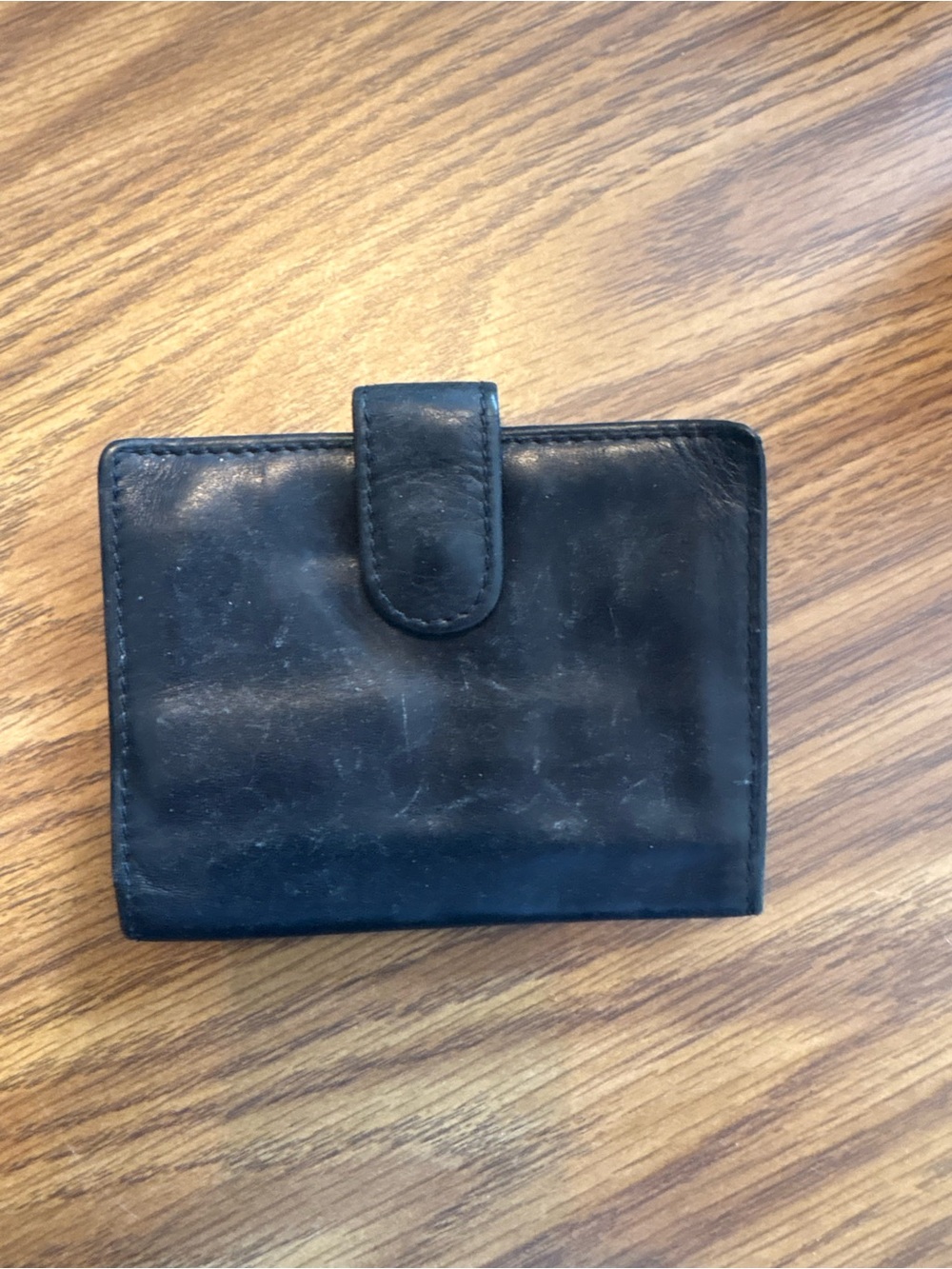 Wilson’s The Leather Group Black Leather Wallet / ID Bifold